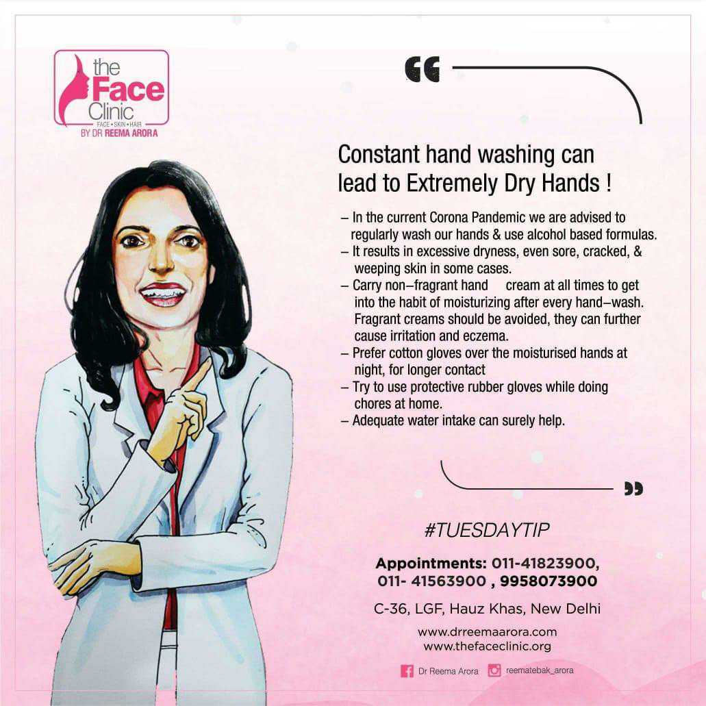 Constant Hand Washing Can Lead To Extremely Dry Hands