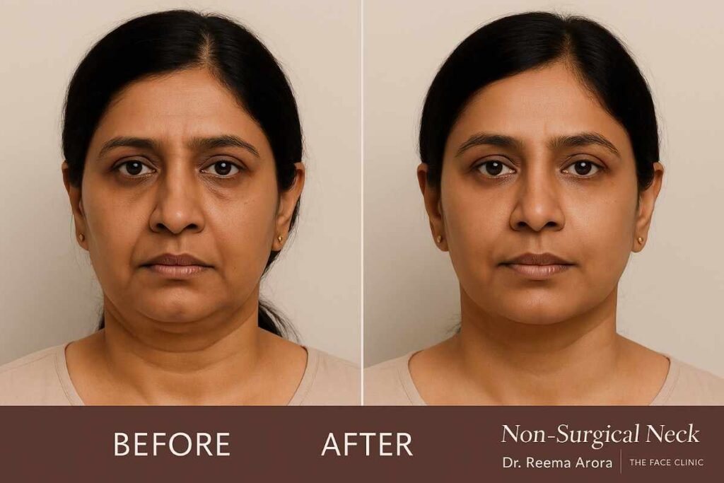 Minimally Invasive Neck Lift Before and After